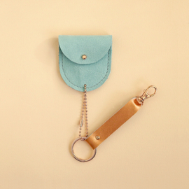 leather keychain