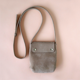 small leather handbag