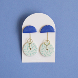 porcelain earrings Orion