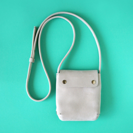 small leather handbag