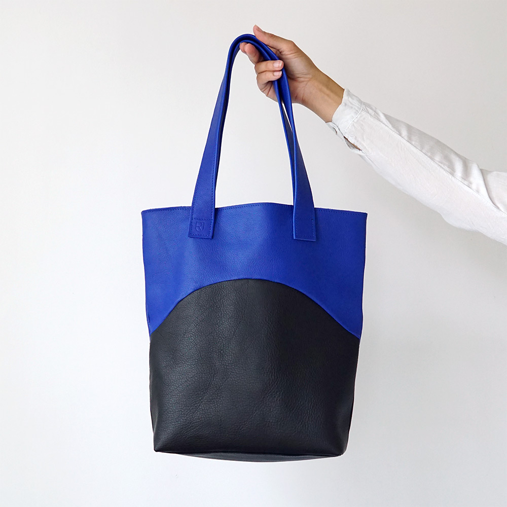 leather shopper Mare