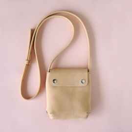 small leather handbag