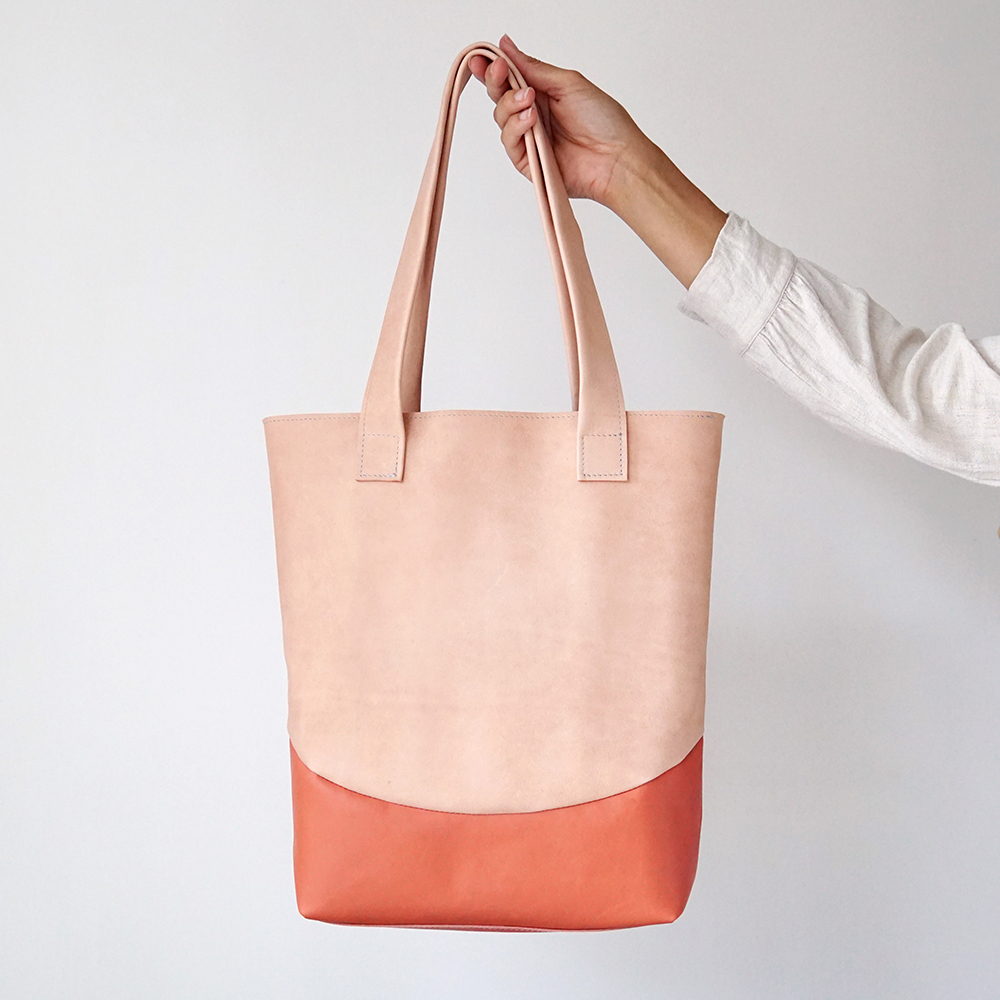 leather shopper Mare