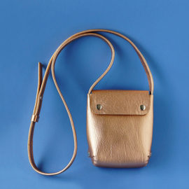 small leather handbag