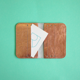 leather card sleeve