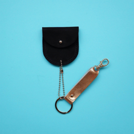 leather keychain