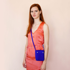 small leather handbag