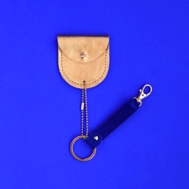 leather keychain