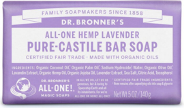 Pure Castille Bar Soap 140g - Dr. Bronner's