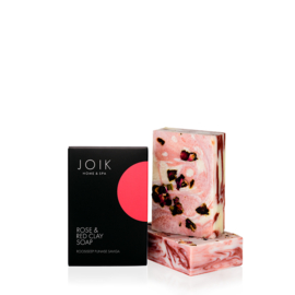 Rose with Red Clay soap 100g - JOIK