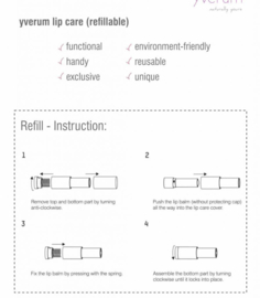 Lip Care  4,8g (navulling) -  Yverum