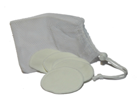 Ecologische make-up pads van bamboofleece