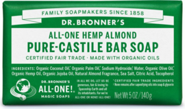 Pure Castille Bar Soap 140g - Dr. Bronner's