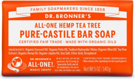 Pure Castille Bar Soap 140g - Dr. Bronner's