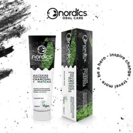 Charcoal Matcha Whitening Toothpaste 75ml - Nordics