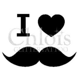 I love Mustache (5 Pcs)