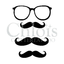 Mustache & Glasses (DS) (5 Pcs)