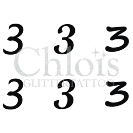 Number 3 (MS 6) (5 pcs)