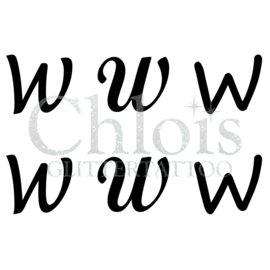 Letter W (MS 6) (1 pcs)