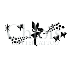 Fairy, butterflies and stars (5 pcs)