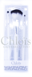 Chloïs Glittertattoo Brushset Pro (3 brushes)