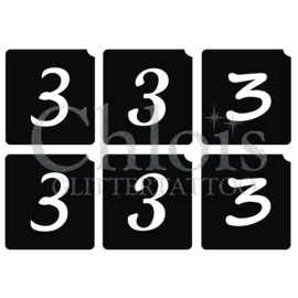 Number 3 (MS 6) (5 pcs)