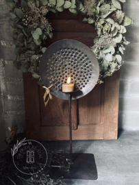 Iron spoon Candle roest L