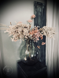 Glazen bloemenvaas Vintage