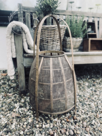 Lantaarn Bamboe Naturel L