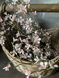 Kunstbloemen bosje zacht roze 44 cm