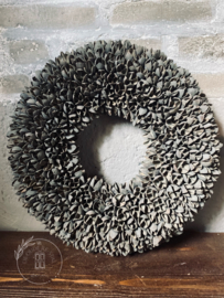 Wreath Bakuli. Grey-wash 40 cm