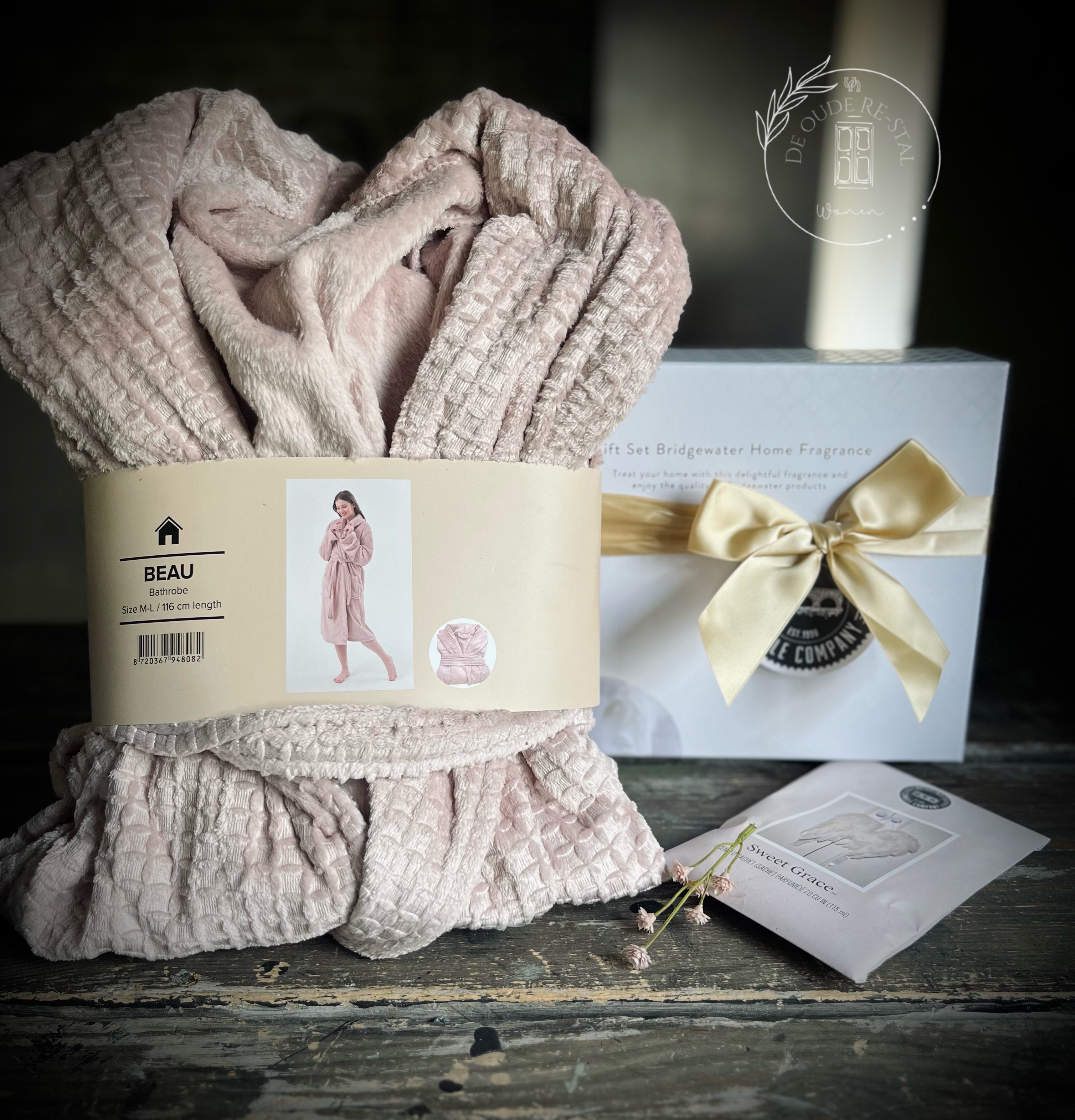 Giftset Bathtrobe en ‘Sweet Grace’ Bridgewater