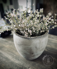 Porseleinen pot betonlook