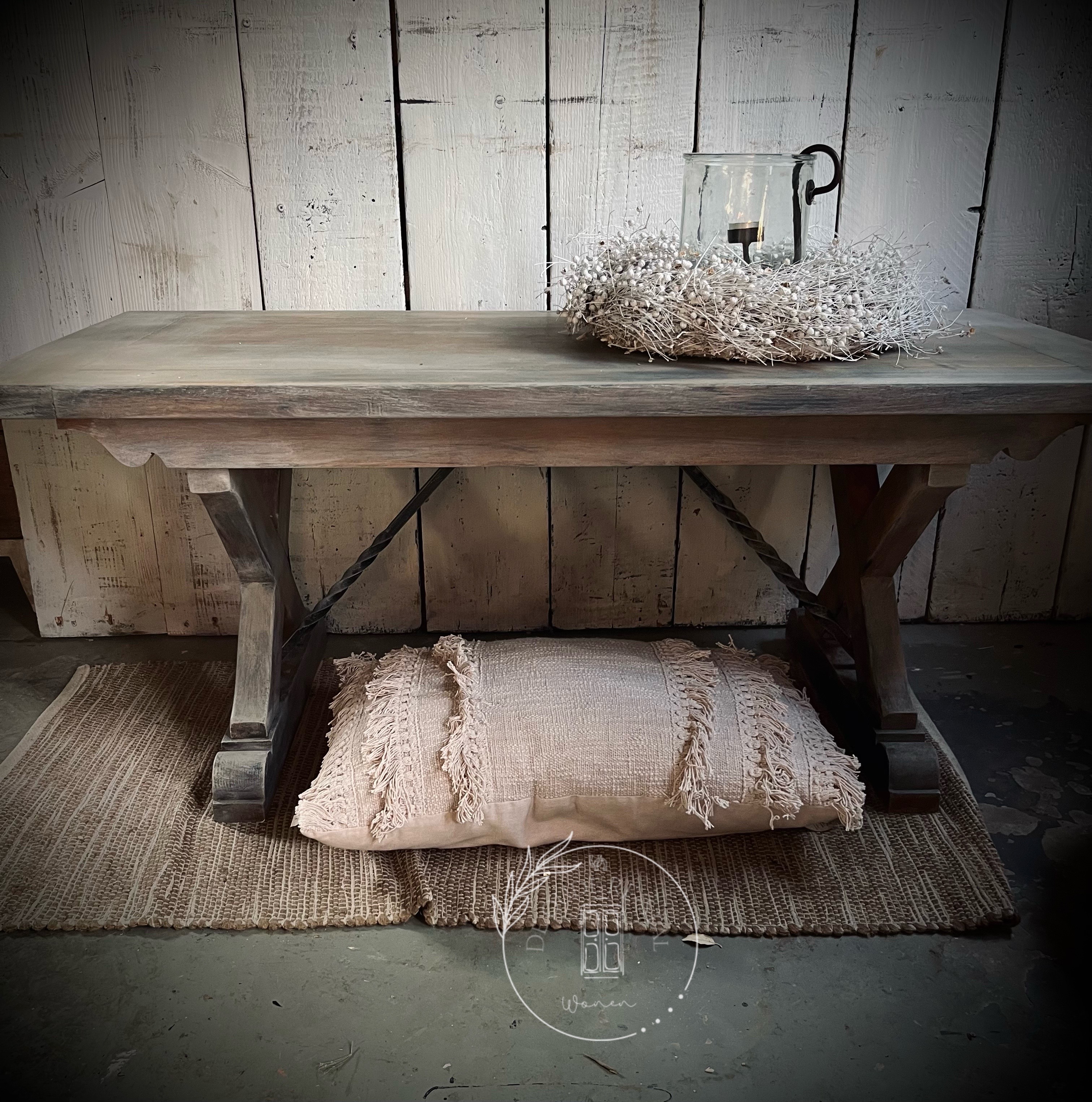 Eikenhouten salontafel ‘Bobbie’
