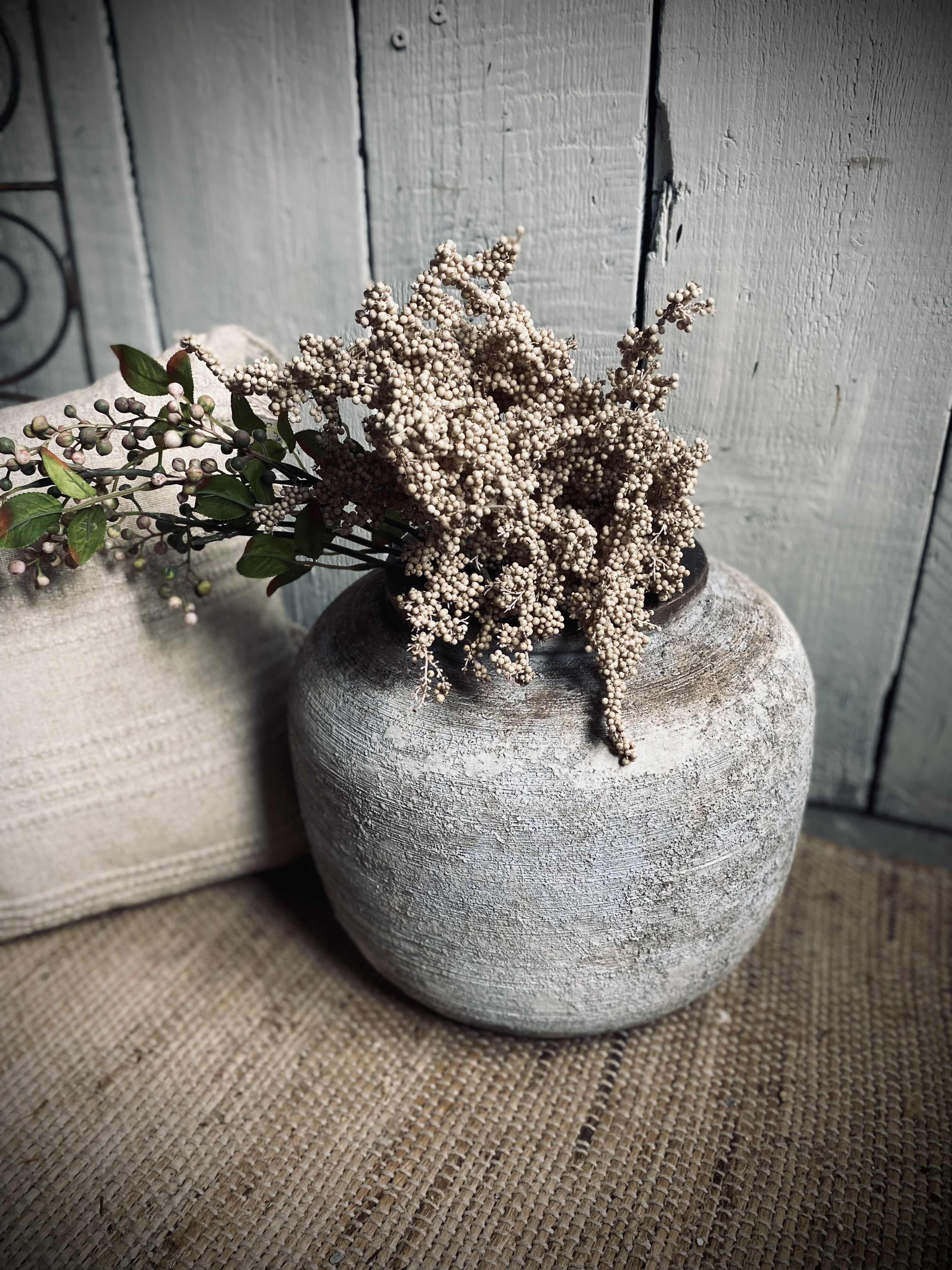 Kunst Sorghum stengel beige