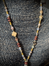 Telefoonketting bruin