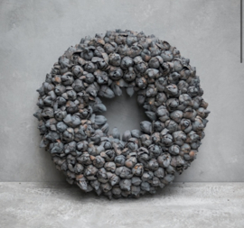 Wreath Coco fruit Grey-Wash