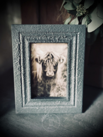 Fotolijst zwart craquelé S