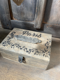 Houten kistje Paris