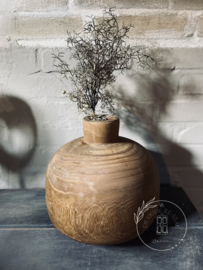 Houten vaas Walnut