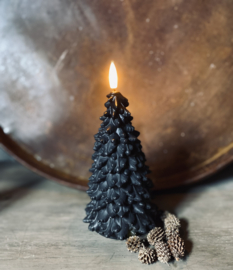 Led kaars kerstboom zwart