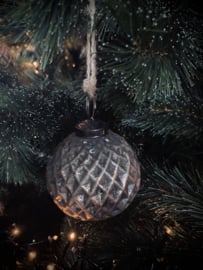 Kerstbal glas Concrete