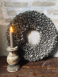 Wreath Bakuli. Grey-wash 40 cm