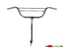 Handlebar double bar 45cm chrome Puch MV/MS/VS