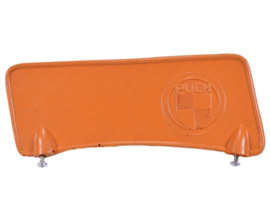 Platte Schutzblech Vorne Orange mit Puch Logo wie Original Puch Modellen