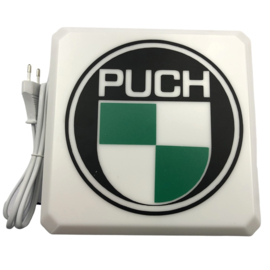 Lichtbak 20x20cm Puch Logo