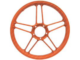 Stervelg 17 Inch Gepoedercoat Oranje 17 x 1.35 Puch Maxi