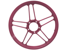 Stervelg 17 Inch Gepoedercoat Roze met Flakes! 17 x 1.35 Puch Maxi