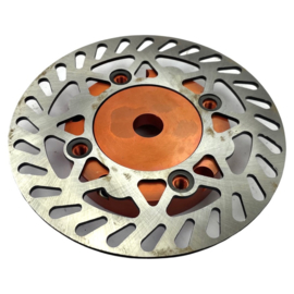 Brake Disc Set Front Side Orange