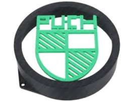 Polraddeckel Schwarz - Grün Schmall Puch Maxi